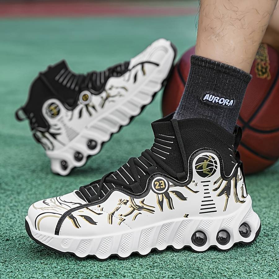 Basketball Shoes Color Black Sizeuk 7