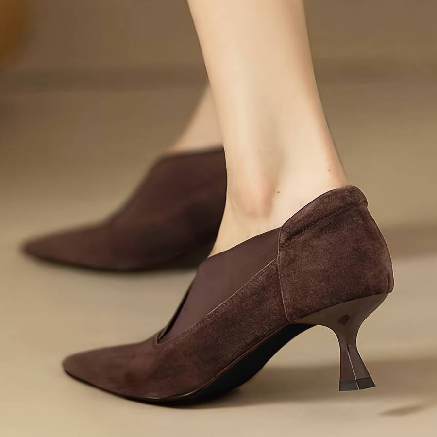 Women S High Heels Color Coffee Brown Sizeuk 6