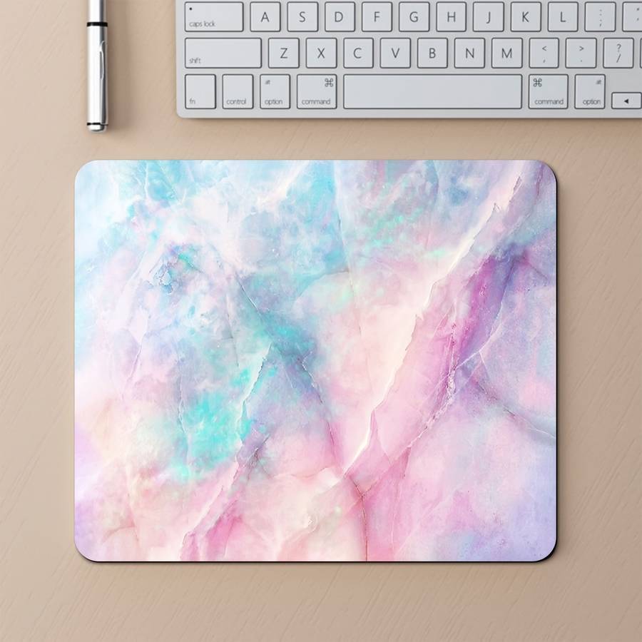 Mouse Pad Color Sunset Marble Pattern