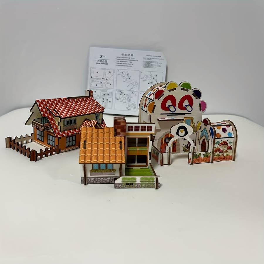 Building Toy Architectural Model Toy Set Quantity 3