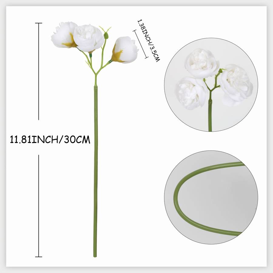 Wedding Supplies Color White Quantity 18Pcs