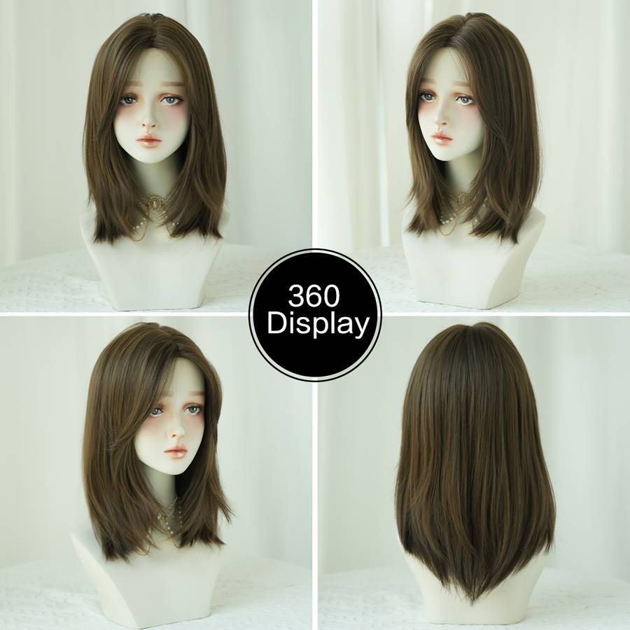 Color 1 Womens Wigs Hair Length 40.64Cm