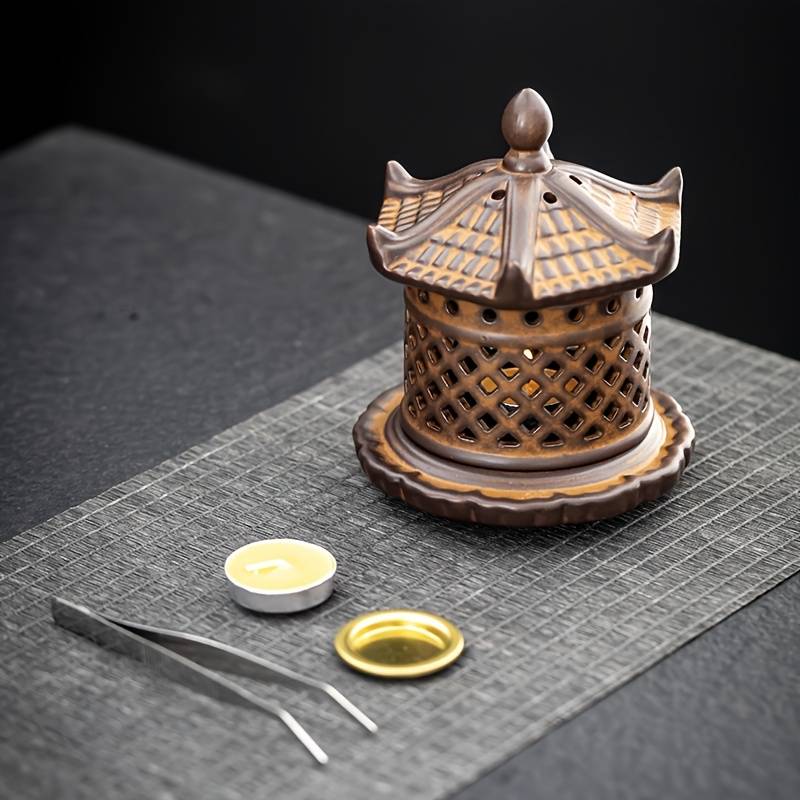 Incense Burner Style  Pavilion Palace Lantern Incense Burner