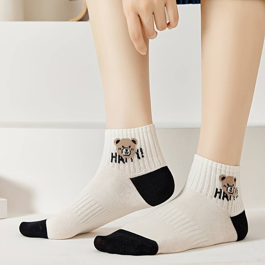 Women S Socks Color 5 Pairs Of Random Mixed Colors Size Onesize