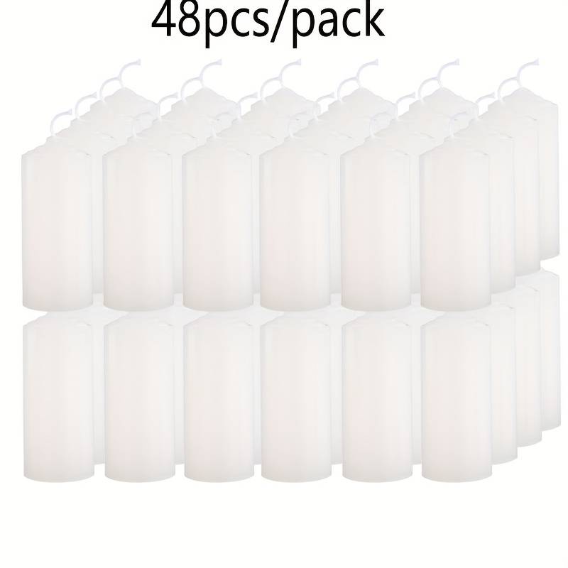 Halloween Decorations Composition Paraffin Quantity 48Pcs Pack Black