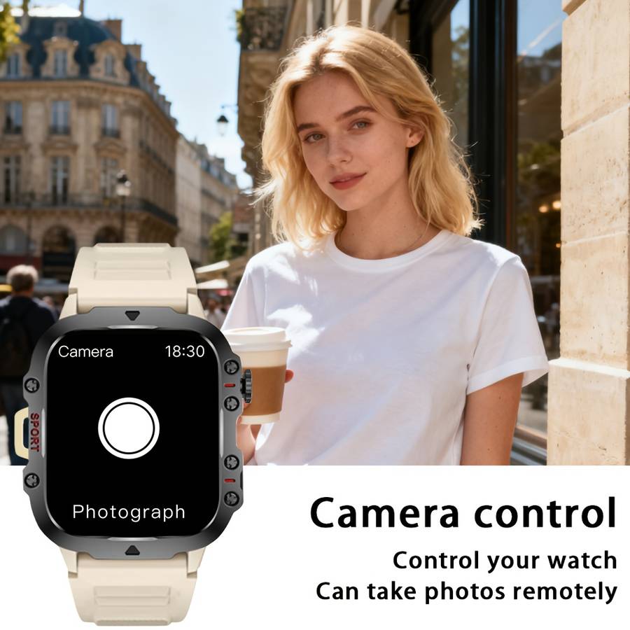 Unisex Smart Watch Wireless Call Sms Multi Sport Modes Remote