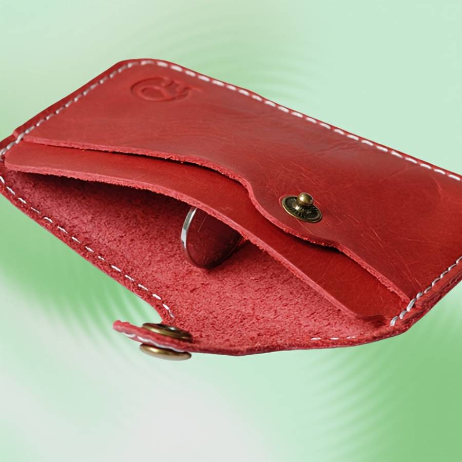Classic Charm Genuine Genuine Leather Bifold Wallet With Snap Closure Classic Dark Blue O