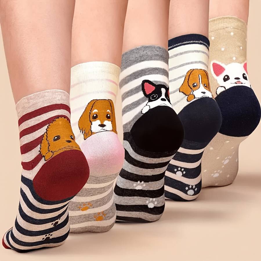 Women S Socks Color 5Pairs Mixed Colors