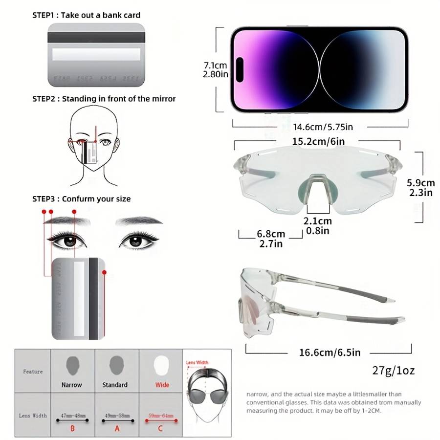 Cycling Glasses Color Blue Change To A5