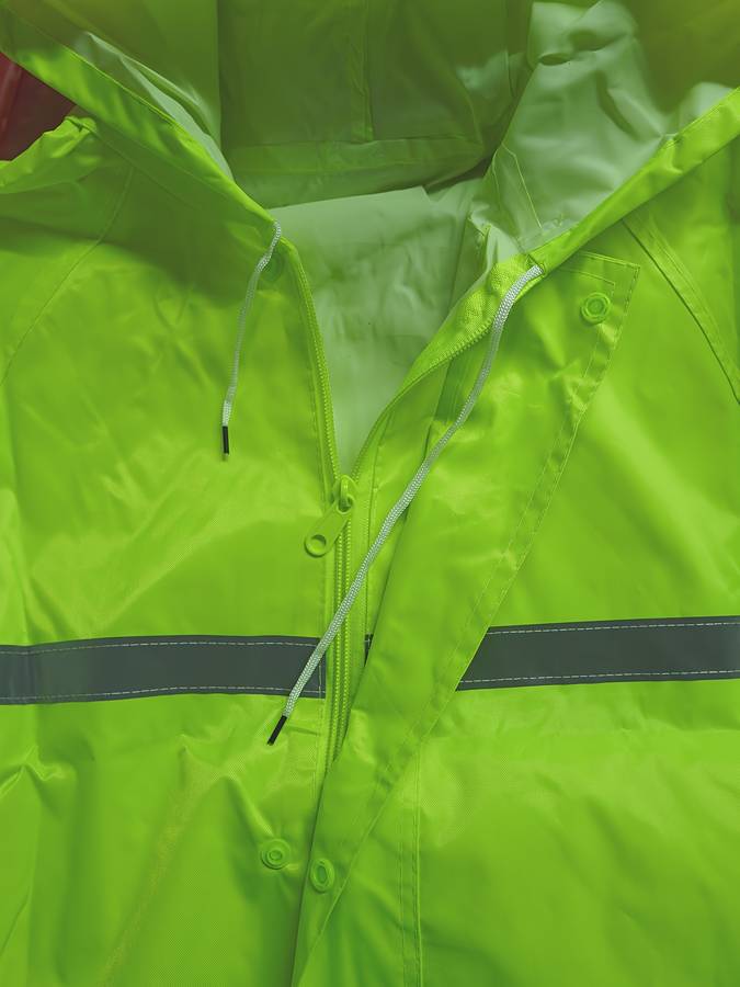 Raincoat Greenish Yellow Size Onesize