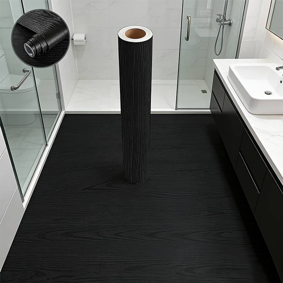 Self Adhesive Mahogany Grain Floor Sticker 60cm x 3m