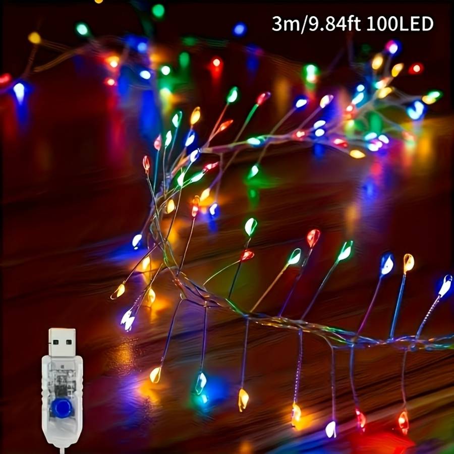 String Lights Color Colorful Lights Size6 Meters 19.69 Feet 200 Leds
