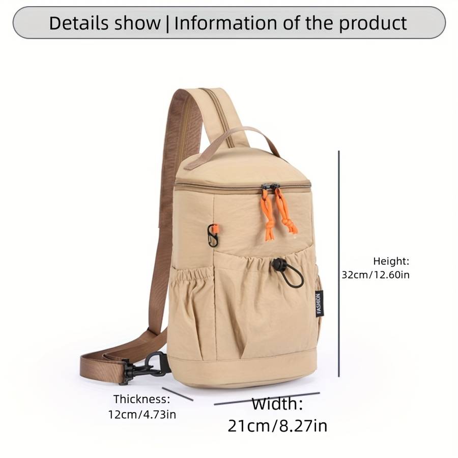 1 Dual Shoulder Crossbody Bag Versatile Casual Bag Men S Women S Multi