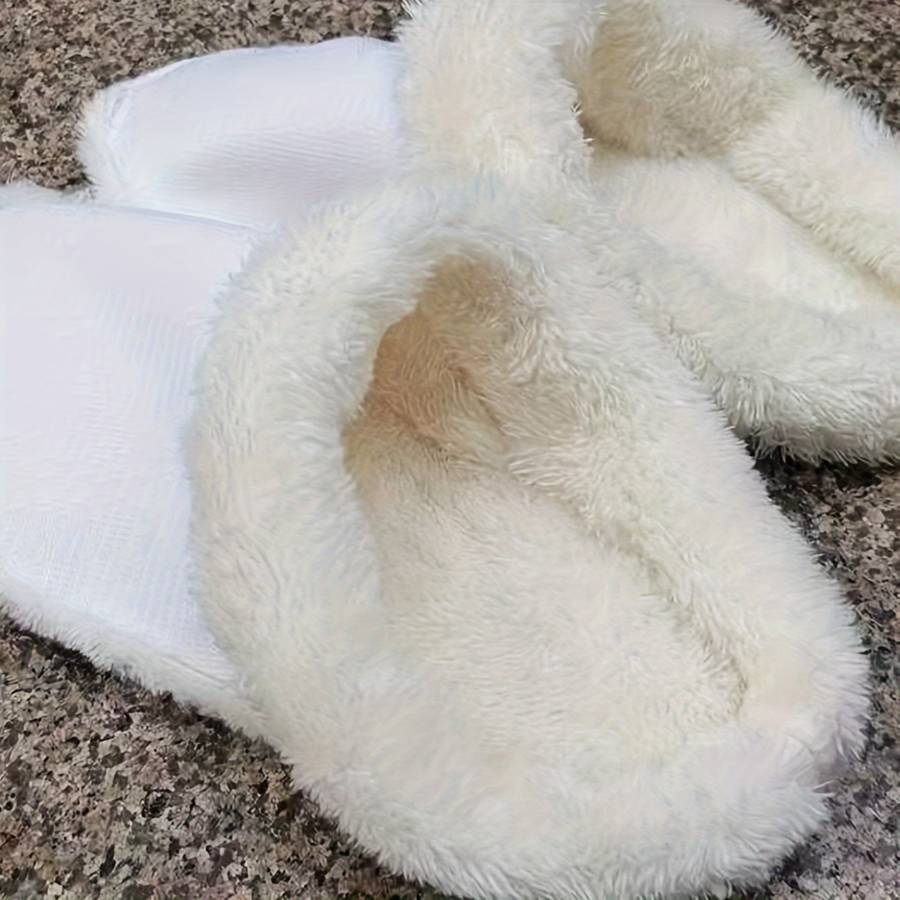 Cotton Slippers Color White Size38-39