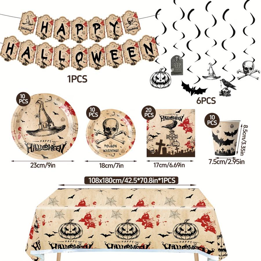 Halloween tablecloth decoration Items Pumpkin Ghost
