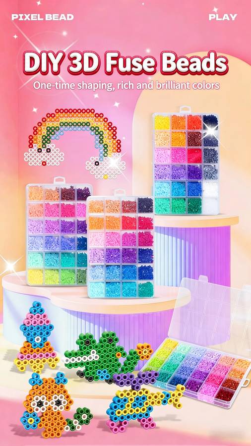 Perler Bead Set C 24 Colors