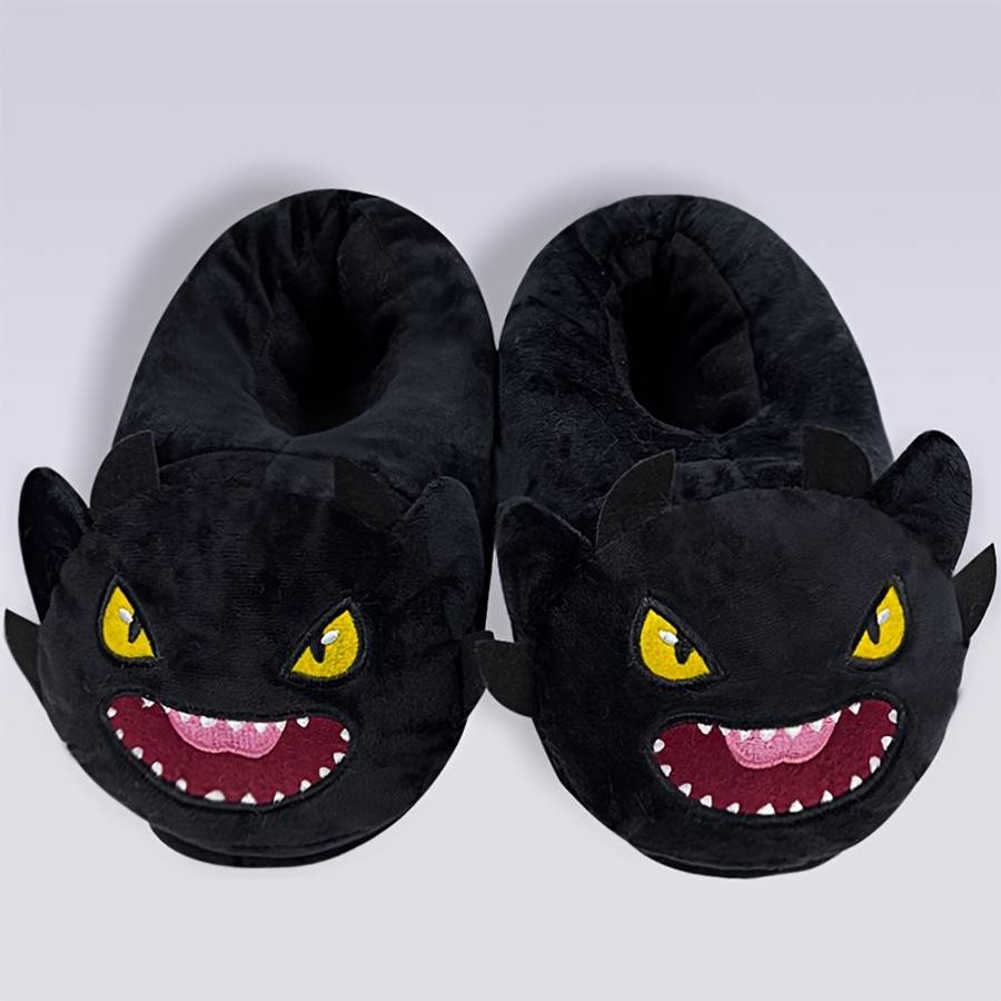 Cotton Slippers Color Black Sizeuk 6.5