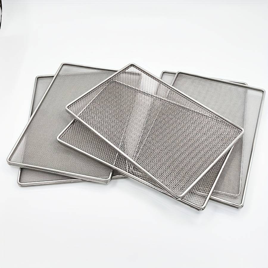 Grilling Net Model 30*20Cm11.81*7.87 Inch Size 0.6Mm Hole0.0236In Hole