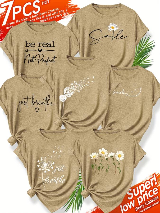 Womens T Shirt Color Purple Sizes