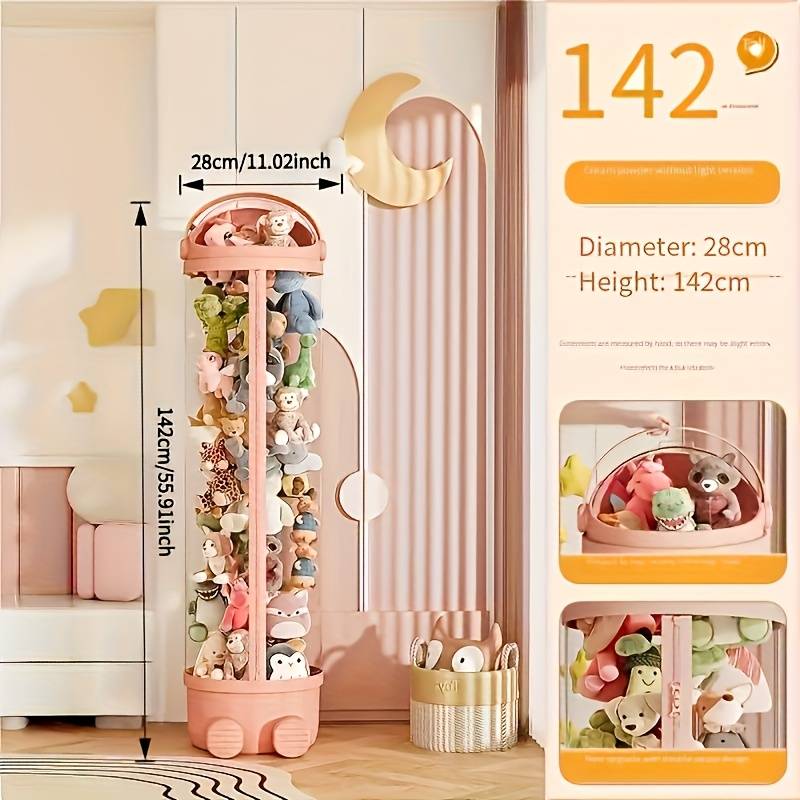 Storage And Organizationcolor Zipper Style Pink Model Small Size  111.99 X 27.99 Cm