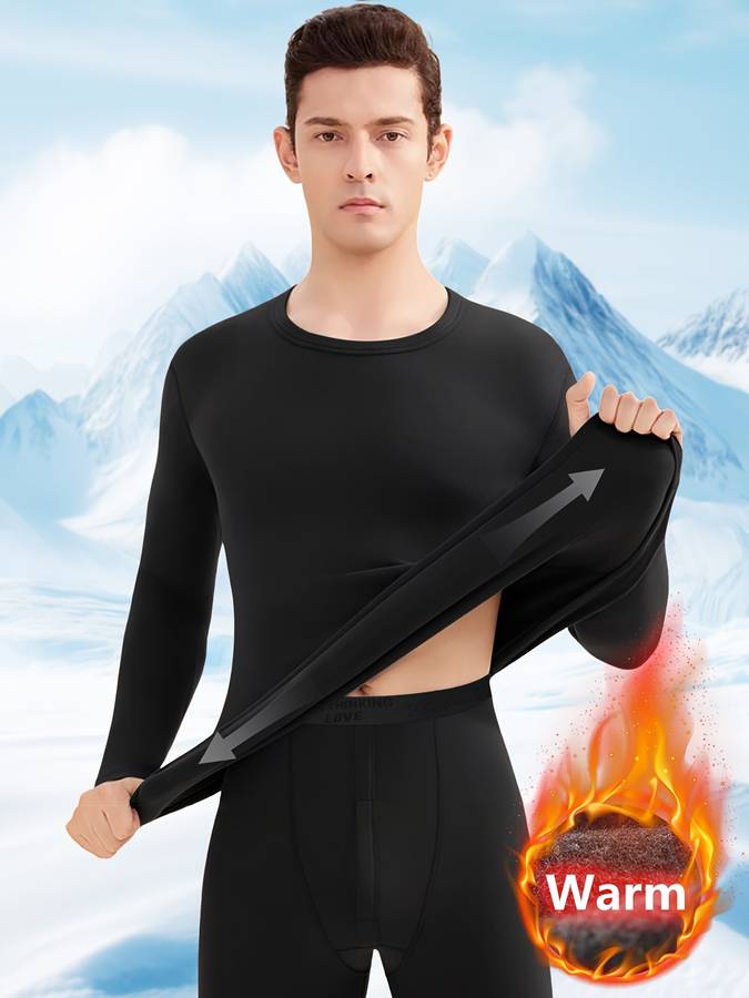 Thermal Underwear Color Light Grey Sizes