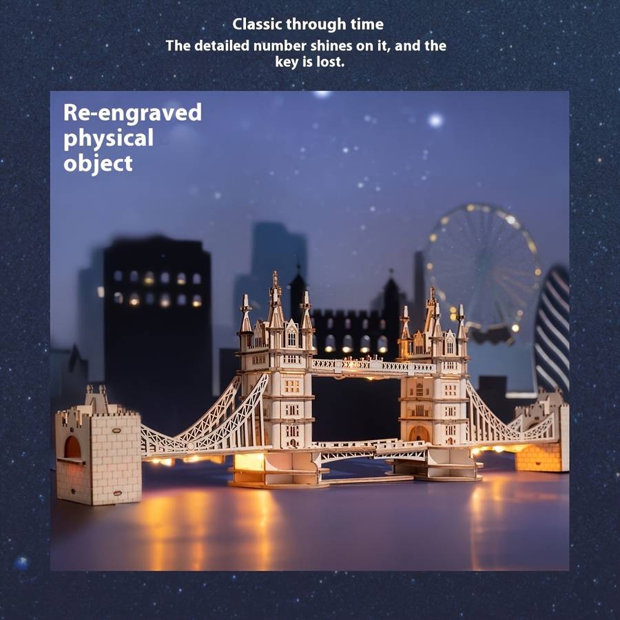 Building Toy Architectural Model Toy Set Model London Bridge Model Building Blocks Puzzle