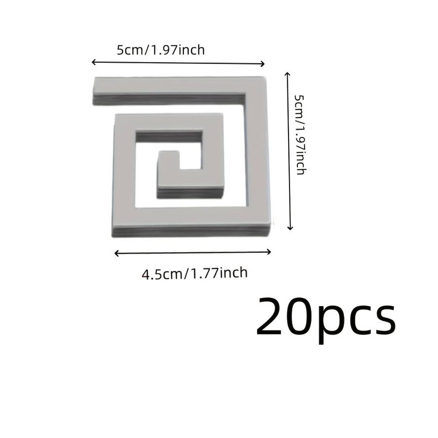 Pro Vinyl Wardrobe Wrap color silvery 20pcs-5cm