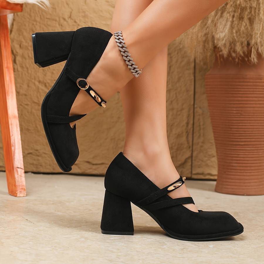 Women S High Heels Color Black Sizeuk 7