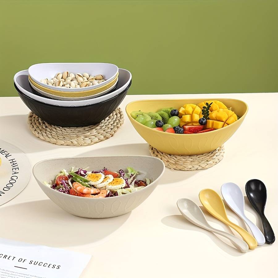 Bowl Color White With A Spoon Modelsmall