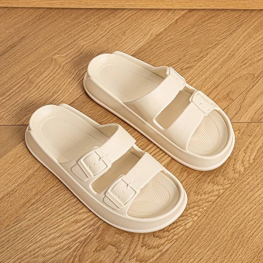 Men Slippers Summer Style Beige Size Uk 5.5 To 6