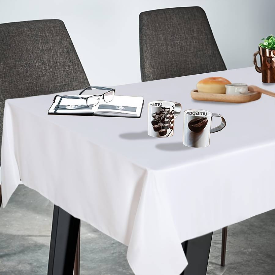 Christmas Tablecloth Color White 4Pieces
