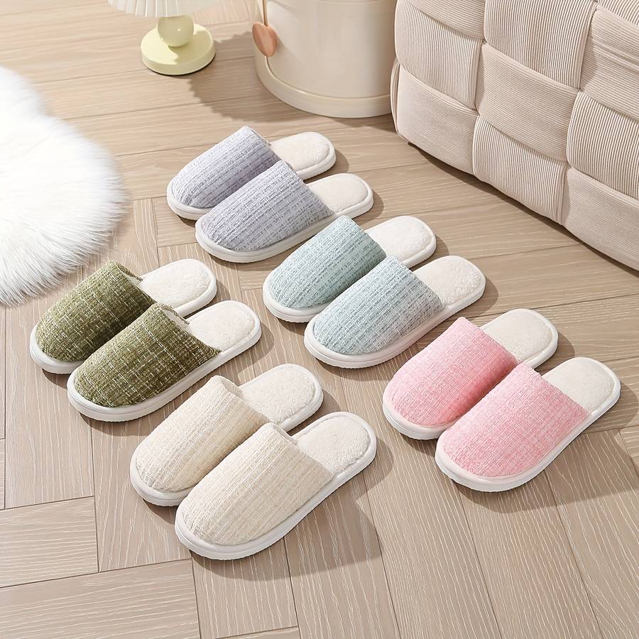 Cotton Slippers Color Light Gold Sizeuk 4.5-5