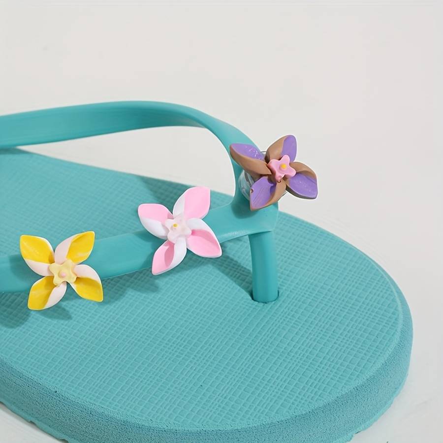Ladies Summer Flip Flops Ivory White Uk 6.5-7