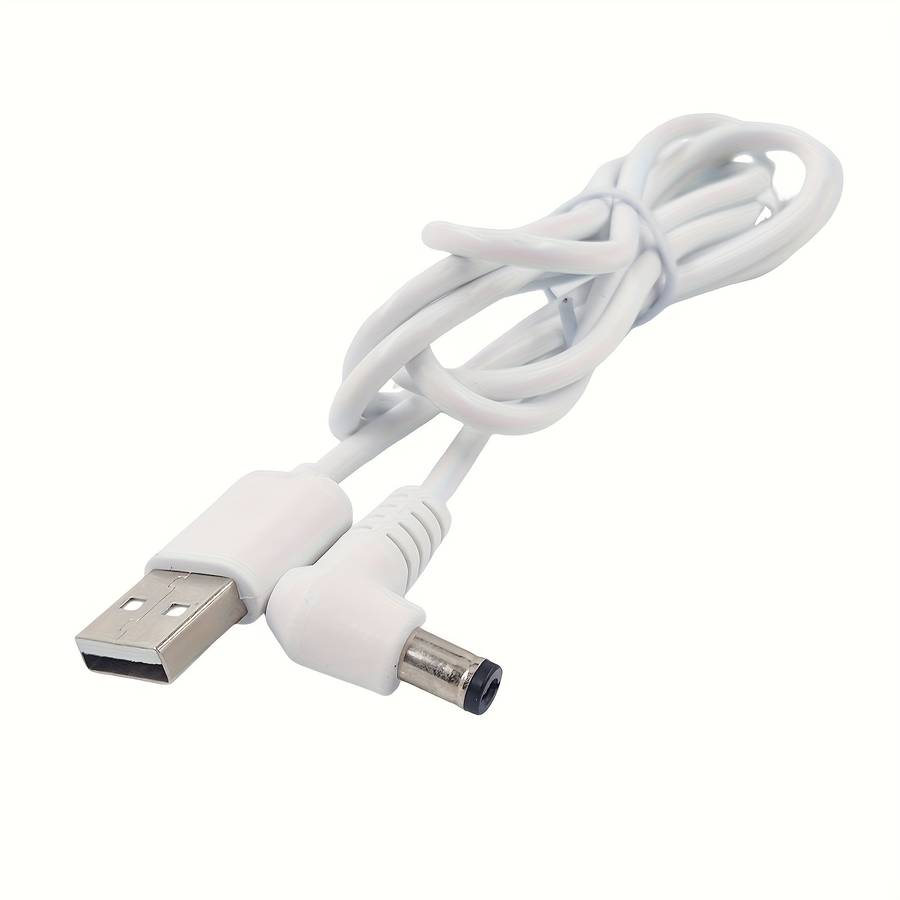 1-Pack Usb 2.0 Type A Male To Dc 5.5x2.1mm Barrel Jack Charging Cable