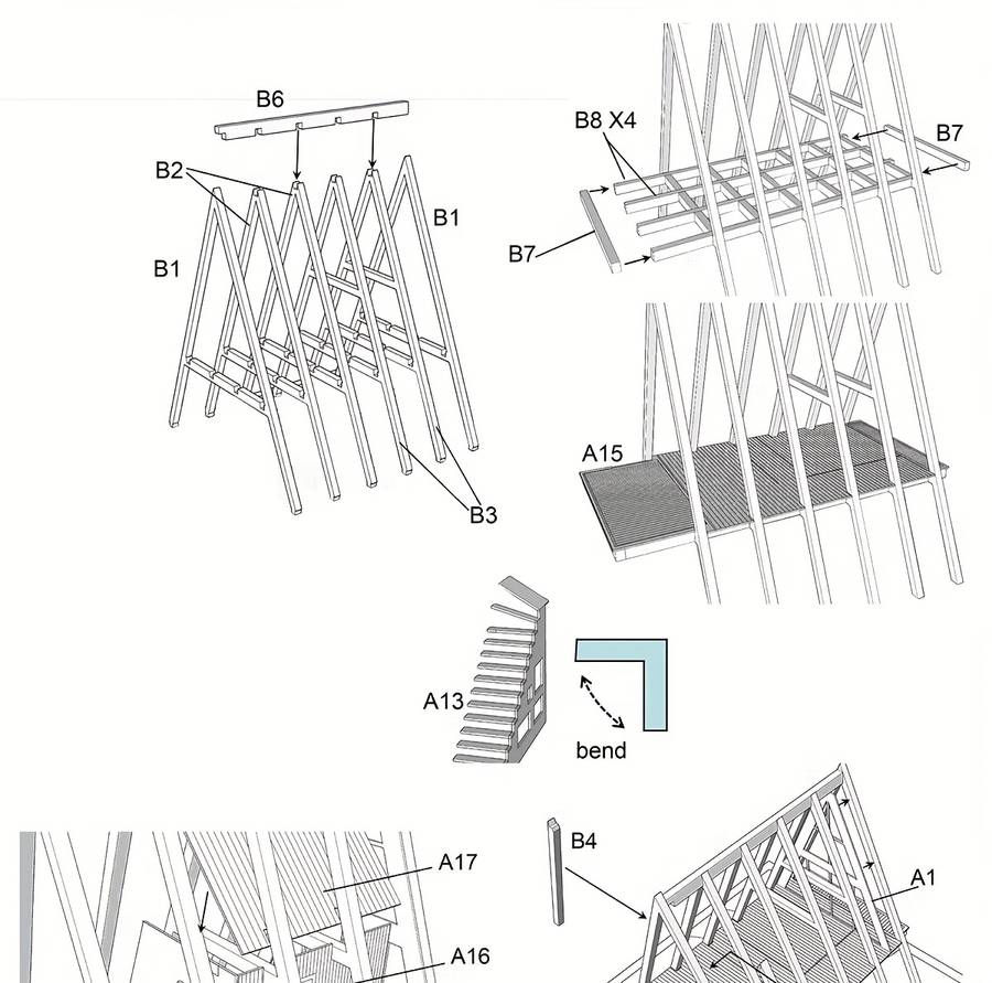 Building Toy Architectural Model Toy Set Quantity 1 Set