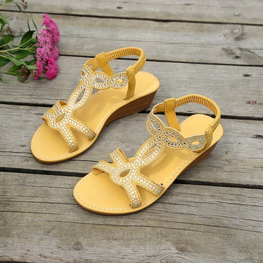 Sandals Color Yellow Sizeuk 9.5