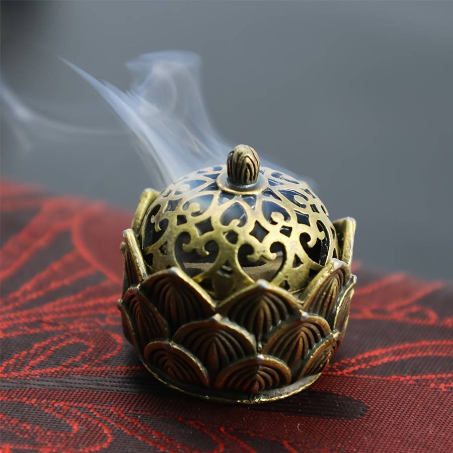 Incense Burner Color  Hollow Lotus Incense Burner  Small