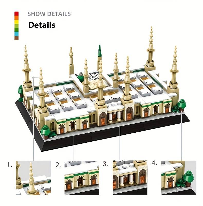 Building Toy Architectural Model Toy Set Color Prophet S Mosque