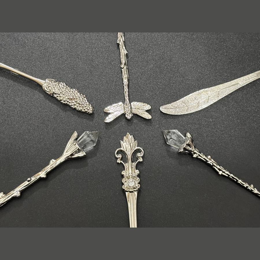 6pcs Small Spoon Fork Set Vintage Golden Teaspoon Fruit Fork Cup Stirring Coffee Spoon