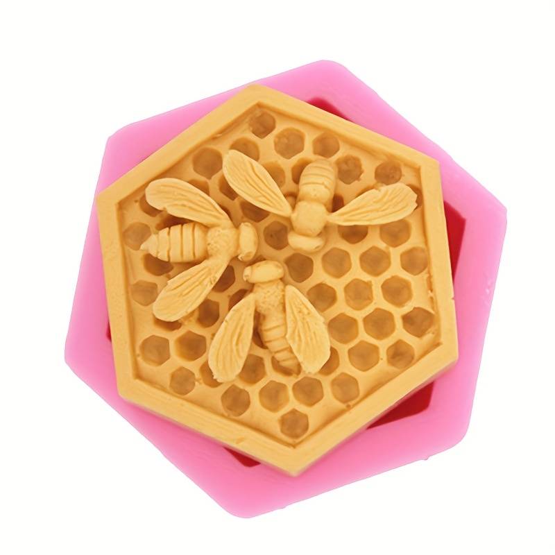 Suitable For Baking Molds Items Pink Honeycomb