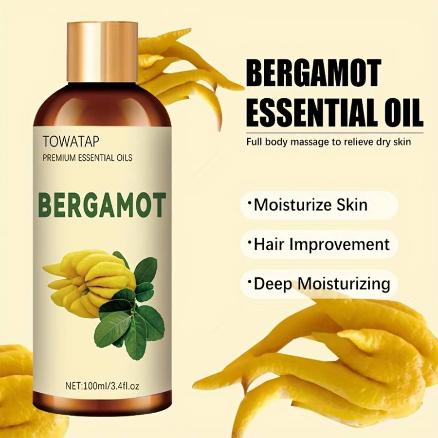 Towatap Bergamot Essential Oil 30ml 10ml 100 Pure Citrus Scent Long Lasting