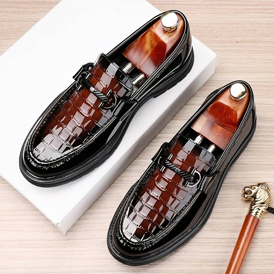 Mens Leather Shoes Color Dark Brown Sizeuk 7.5