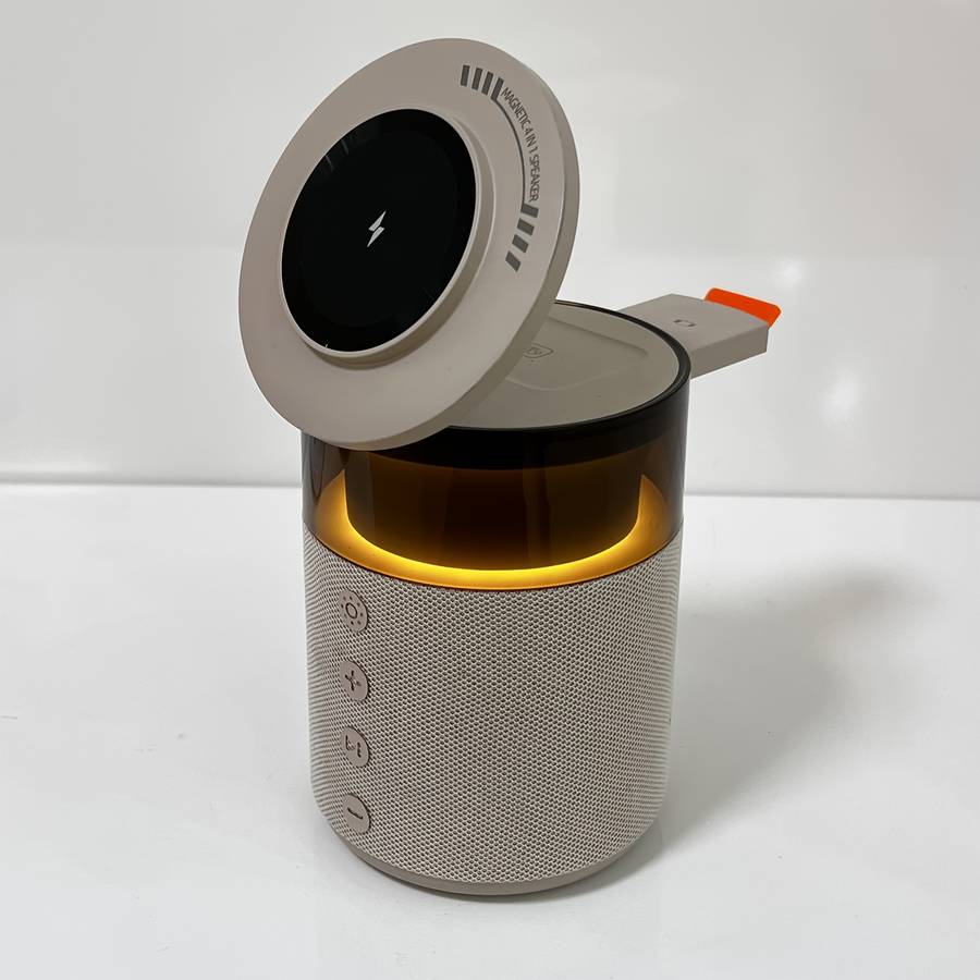 Modern Dual Channel Design Magnetic Wireless Charging Station For Festival