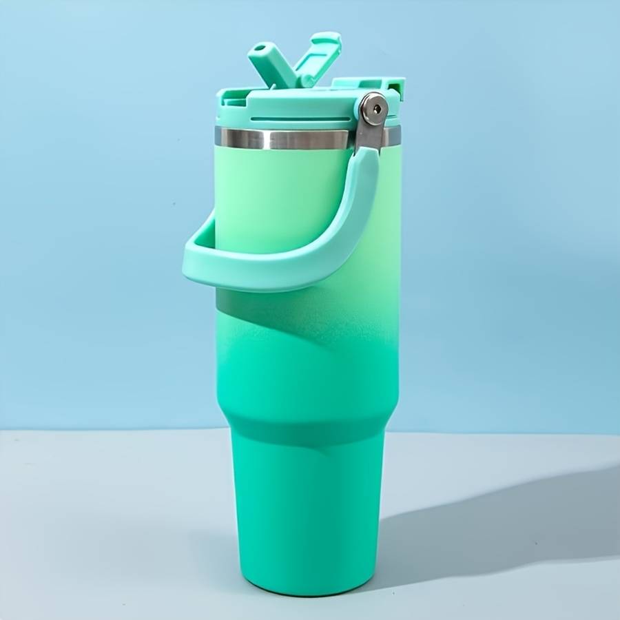 Water Cup Color Gradient Blue