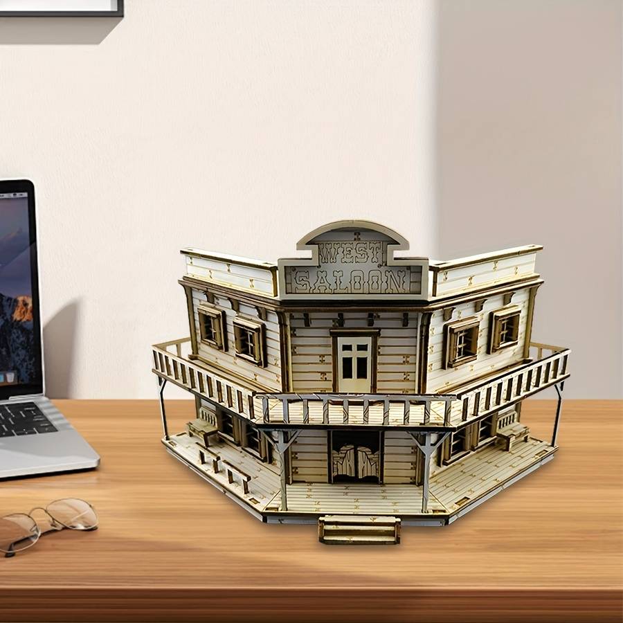 Building Toy Architectural Model Toy Set Material Wooden