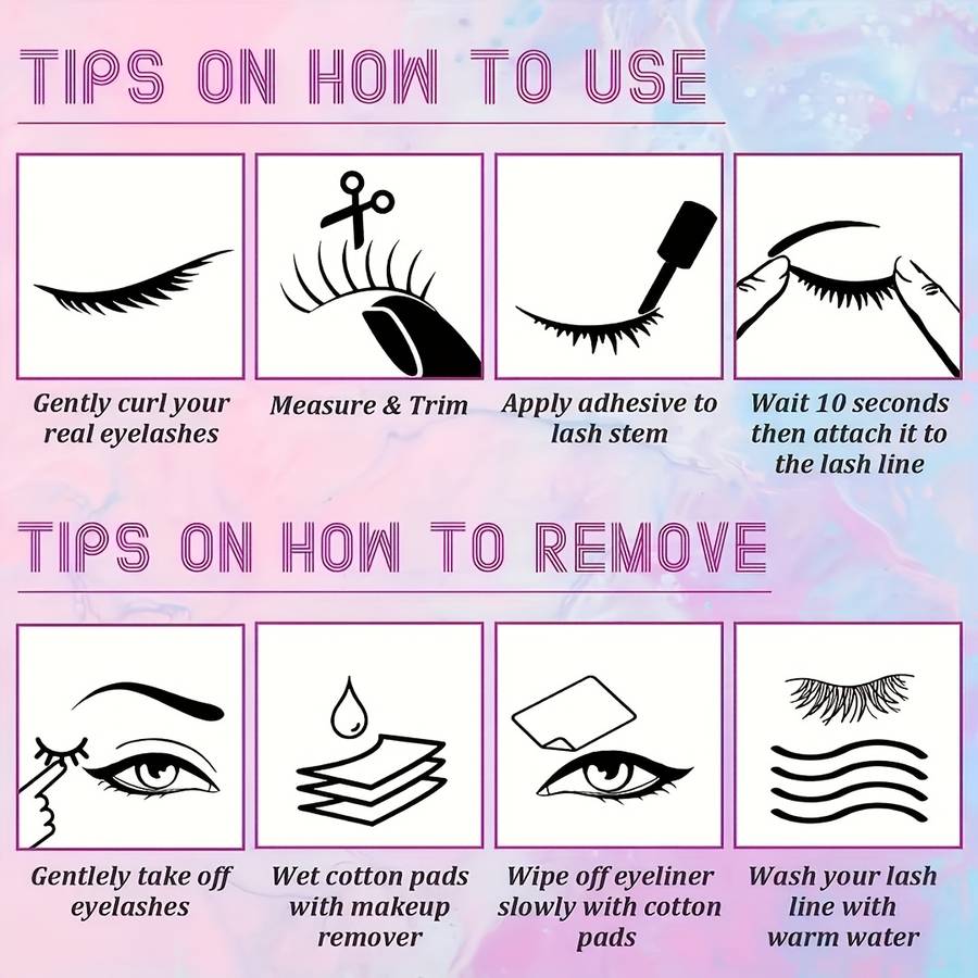 False Eyelashes Quantity 5Pairs W55