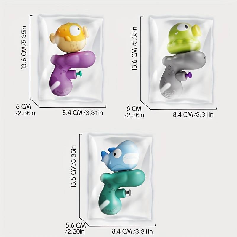 Toy Guns Color Shark Small Water Gun  Random 2 Colors] Opp Bag Packaged
