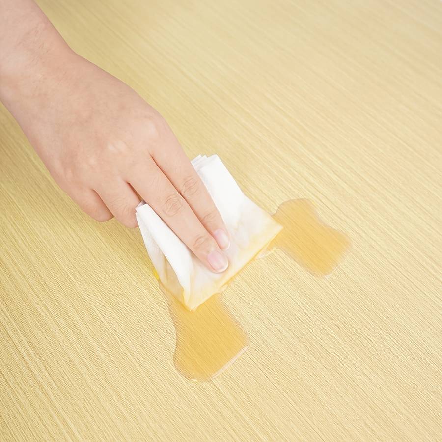 Self Adhesive Floor Stickers White Oak 39.99*100Cm