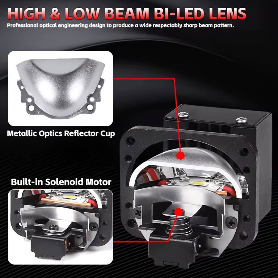 Car Lights Model 3.81 Cm Hd Lens