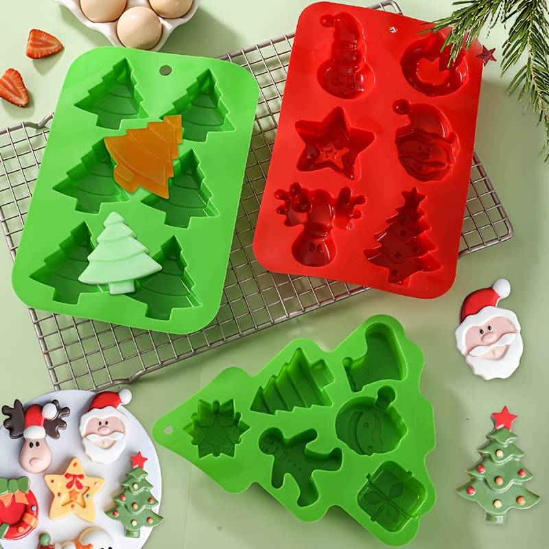 Suitable For Baking Molds Color Rectangle  Red